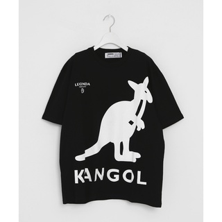 เสื้อยืดแขนสั้น พิมพ์ลายโลโก้ LEGENDA KANGOL ขนาดใหญ่ สําหรับผู้ชาย และผู้หญิง