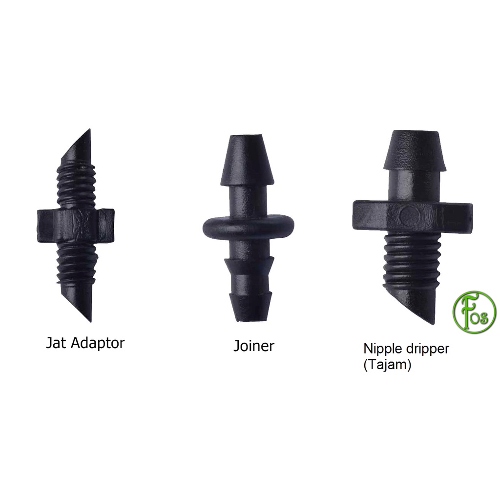 LDPE Micro Fitting - S47 Joiner / S46 Jat mader / S50 ดริปเปอร์หัวนม (Tajam), One Way Outlet Dripper