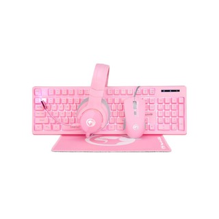 MARVO CM418 4 IN 1 Advanced Gaming Combo คีย์บอร์ด / เมาส์ / หูฟัง / แผ่นรองเมาส์