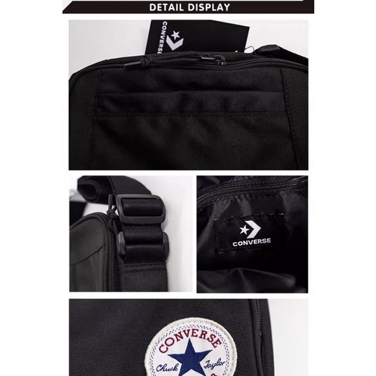 Converse กระเป๋าสะพายข้าง กระเป๋าสะพายข้างนักเรียน กระเป๋าแฟชั่น ทั้งชายและหญิงสามารถใช้ได้ คุณภาพดี ใช้ดี