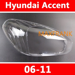 ฝาครอบไฟหน้ารถยนต์ สําหรับ Hyundai Accent 06-11HEADLAMP COVER  HEADLIGHT COVER  LENS HEAD LAMP COVER HEAD LIGHT COVERฝาครอบไฟหน้า / ฝาครอบไฟหน้าตรงรุ่น สำหรับ / ฝาครอบไฟหน้าสําหรับ / ฝาครอบเลนส์ไฟหน้า รถยนต์สําหรับ / เลนส์ไฟหน้า