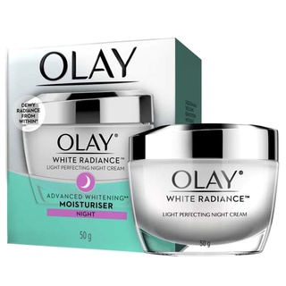 OLAY โอเลย์ White Radiance ไนท์ครีมสำหรับกลางคืน 50g  Night cream 50g