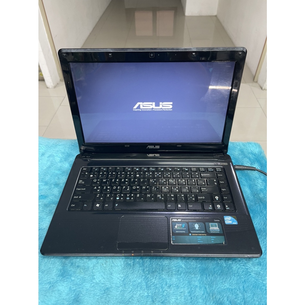 Asus A42J CPU Intel Core i3-M350 2.27 GHz RAM 4 GB DDR3-1066 MHz SSD 64 GB มือสอง