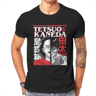 [COD]พร้อมส่ง เสื้อยืดผ้าฝ้าย พิมพ์ลายกราฟฟิค Tetsuo Vs Kaneda Akira 80S โอเวอร์ไซซ์ หลากสี สไตล์ญี่ปุ่น สําหรับผู้ชายS-