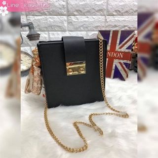 ZARA SAFFIANO SHOULDER BAG ของแท้ ราคาถูก