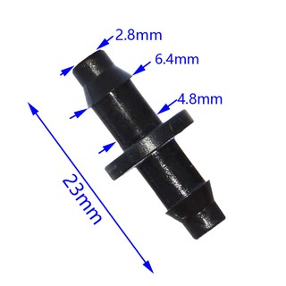 แพ็ค 10 ชิ้น ข้อต่อ สำหรับสายไมโคร 4 มม หรือ 4/7 มมและ 3/5  connector for micro hose 4 mm 10 pcs