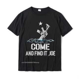 8a2k【พร้อมส่ง】เสื้อยืดแขนสั้น พิมพ์ลาย Come And Find It Joe I Lost My Guns In A Boating Accident 2A สําหรับผู้ชายสามารถป