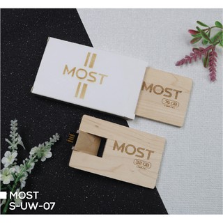 S-UW-07 แฟลชไดร์ฟ Flash drive ไม้ Brand Most