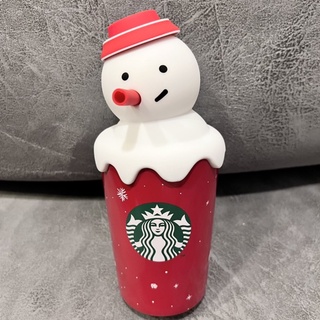 Starbucks Snowman With Silicone Lid 12oz