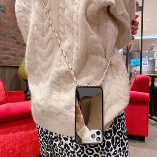 เคสโทรศัพท์ แบบมีสายคล้องคอ สำหรับ OPPO Reno 5 4F 4 3 Pro A53 A52 A72A92 A31 A8 A5 A9 2020 A12 A7 A5S A9 A3S F9 F11Pro