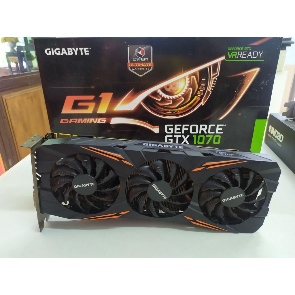 GIGABYTE GeForce GTX 1070 G1 Gaming 8G (GV-N1070G1 GAMING-8GD) (มือสอง)