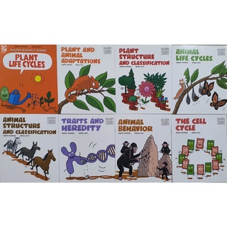 พร้อมส่ง! Building Blocks of Science Plant &amp; Animal สีส้ม+ขาว 8 เล่ม หนังสือภาษาอังกฤษ