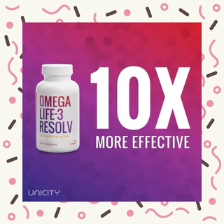 Omega Resolve Unicity Omega Life-3 Resolv 120 เม็ด