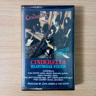 Cinderella - Heartbreak Station (1990) The third studio album / Cassette เทป รับประกันไม่มีอัดทับ  / 0759