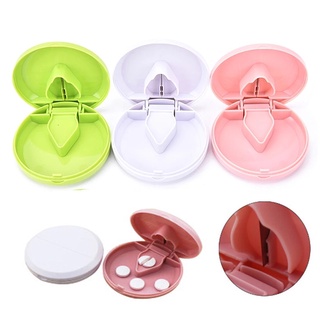 1PCS Portable Pill Cutter Splitter Divide Medicine Storage Tablet Splitters Cut Slicer Home Pill Cases Dispenser Pill Box