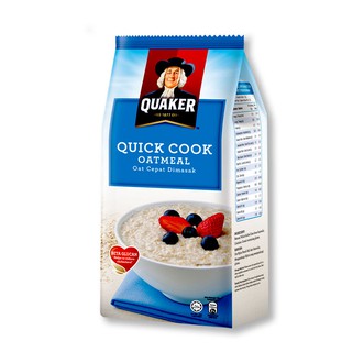 ✨ขายดี✨ เควกเกอร์ ข้าวโอ๊ต ควิกคุก 1000 กรัม Quaker Cereal Oats Meal Quick Cook 1000 g