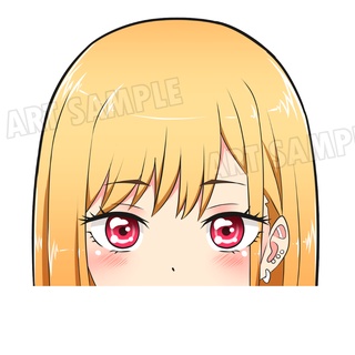 Kitagawa Marin หนุ่มเย็บผ้ากับสาวนักคอสเพลย์ สติ๊กเกอร์ อนิเมะญี่ปุ่น 2 ชิ้น Peeker Anime Sticker สติ๊กเกอร์