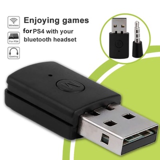 Bluetooth Dongle USB AdapterสำหรับPS4 3.5 มม.Bluetooth 4.0 + EDR USBอะแดปเตอร์สำหรับPS4 Stable Performanceบลูทูธหูฟัง