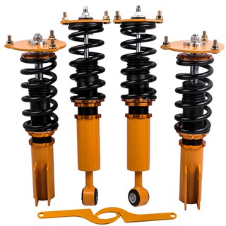 maXpeedingrods Coilovers สำหรับมิตซูบิชิ Mitsubishi 3000GT FWD 3.0L 1991-1999 พอดี Dodge Stealth 1991-1996 โช๊คหลัง