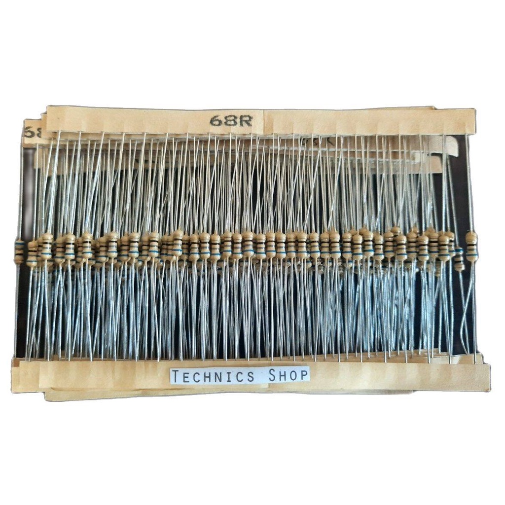 ตัวต้านทาน 68 โอห์ม 1/4W จำนวน 20 ตัว Resistor 68 Ohm 20 pcs.