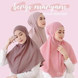 Bergo TALI JILBAB INSTANT BERGO MARYAM KHIMAR INSTANT DIAMOND KHIMAR TALI คุณภาพสูง