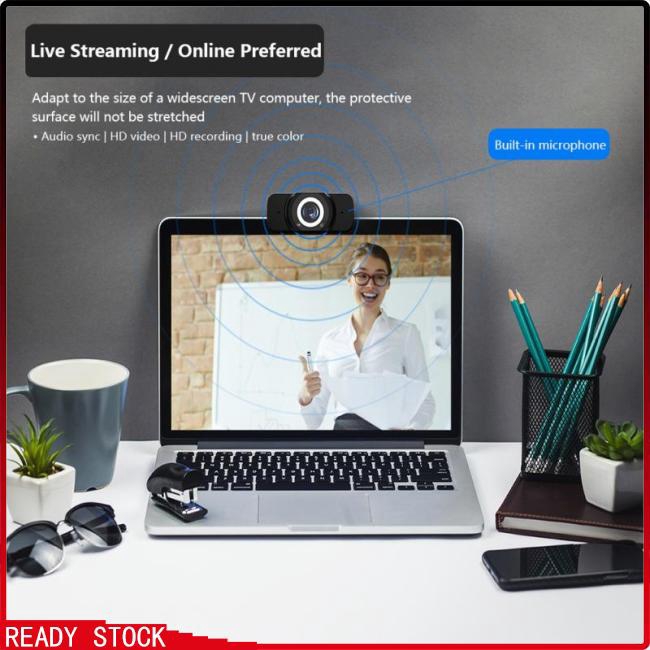 【Ready COD】 1080P HD Web Camera With Microphone USB Webcams Computer ...