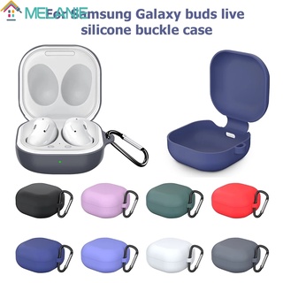 เคสซิลิโคนนิ่ม กันกระแทก พร้อมตะขอ สําหรับ Samsung Galaxy Buds Live