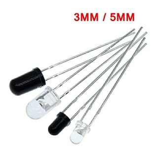 3mm 5mm, 940nm​ LEDs  infrared emitter and IR receiver diodes