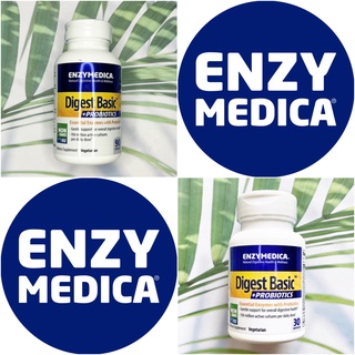 (Enzymedica®) Digest Basic + Probiotics เอนไซม์ย่อยอาหาร + โปรไบโอติก สุขภาพทางเดินอาหาร