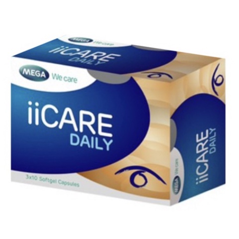 Iicare Daily 3x10 แคปซูล บำรุงสายตา ไอไอแคร์ เดลี่
