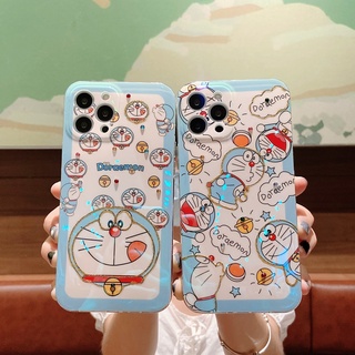 บลูเรย์ พลอยเทียม การ์ตูน อิโมจิ โดเรม่อน เคสไอโฟน 14 Pro Max iphone 14 plus 13 pro max 12 11 Pro Max Xs Max Xr X 7 8 Plus + Case ใหม่ ซิลิกาเจล ป้องกันการหล่น นุ่ม ไอโฟน เคส