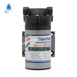 SafetyDrink ปั๊มไดอะแฟรม TREATTON รุ่น 550 GPD (ECO) + Adapter