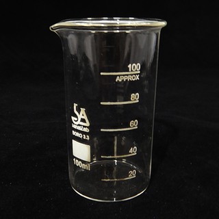 บีกเกอร์ทรงสูง 100 มิลลิลิตร Beaker Tall Form 100 ml.