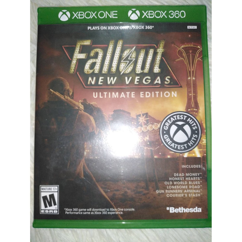 แผ นแท Xbox 360 Fallout New Vegas Ultimate Edition Ntsc Xbox One Backwards Compatibility Shopee Thailand