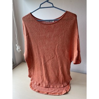 เสื้อมือสอง Xact สีส้ม ใส่คลุม สีส้ม ดูน่ารักสดใส