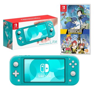 Nintendo Switch Lite (TURQUOISE) ฟรีแผ่นเกม Digimon Story Cyber Sleuth