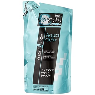 Mods hair (Mods hair) aqua clear reset Shampoo 350 ml. (ถุงรีฟิว) แชมพู ผลิตภัณท์ดูแลผม นำเข้าจากญี่ปุ่น ของแท้ คุณภาพ