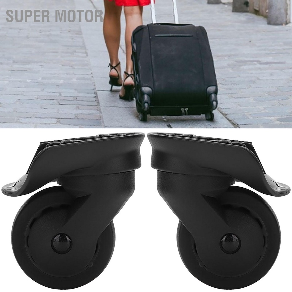 Super Motor 2 Pcs A52 Mute Single Row Wheel Suitcase Luggage Replacement Universal Casters Outdoor