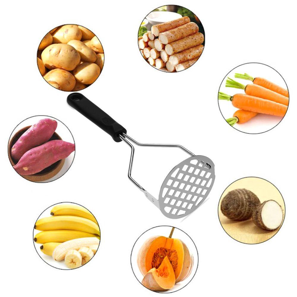 Daybreak Potato Masher Home Mashed Potato Making Cooking Concepts Smooth Stainless Steel - รูปที่ 2