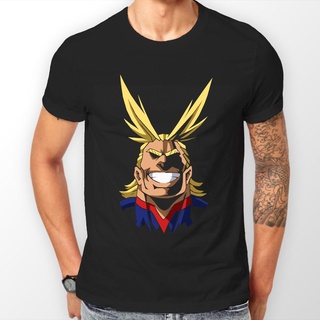 [S-5XL] เสื้อยืด พิมพ์ลายการ์ตูนอนิเมะ All Might Face สําหรับผู้ชาย 821952