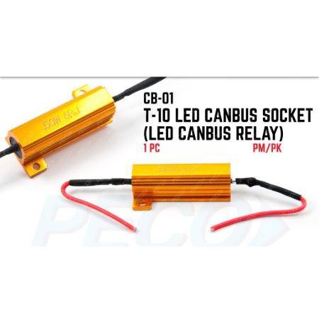 CB-01 T-10 LED CANBUS SOCKET (LED CANBUS RELAY)