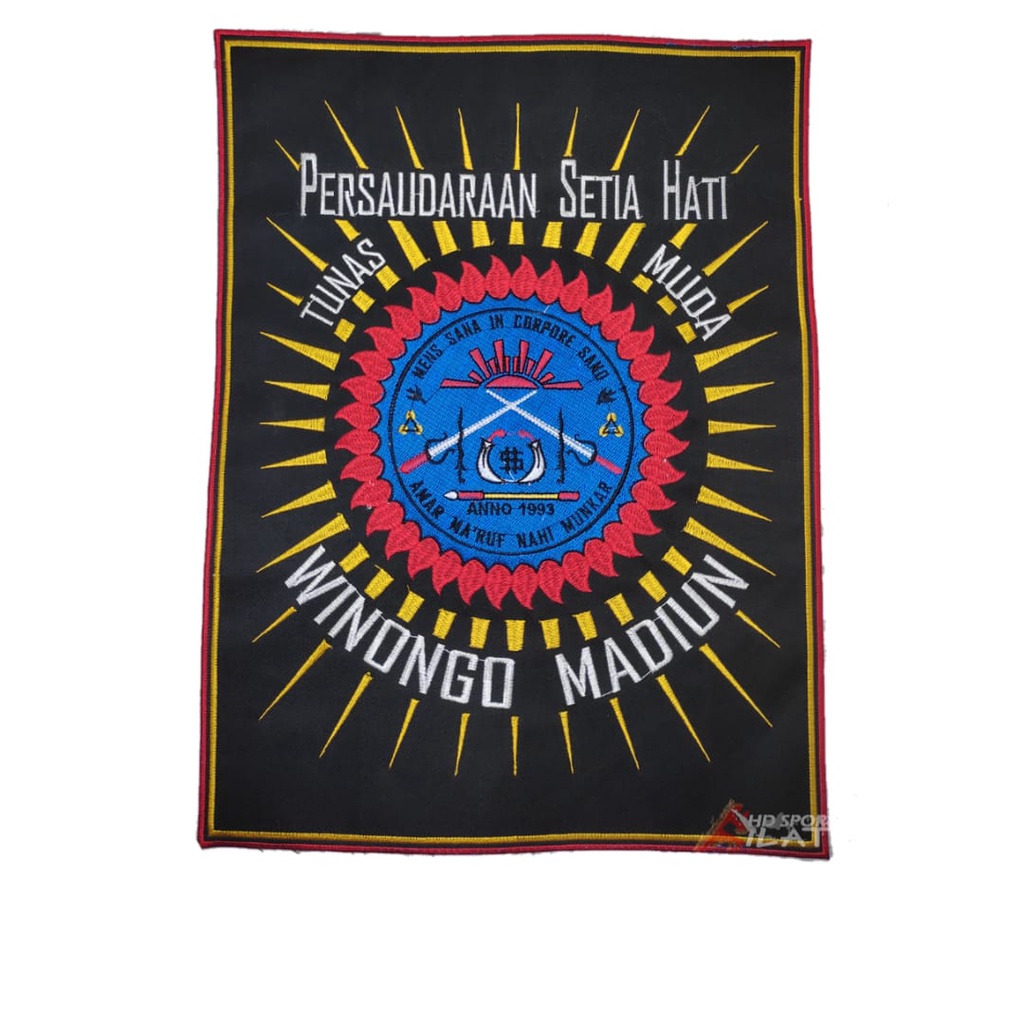 Pshw Back Bet / 30x40 Back Bet / winongo เย็บปักถักร้อย Emblem