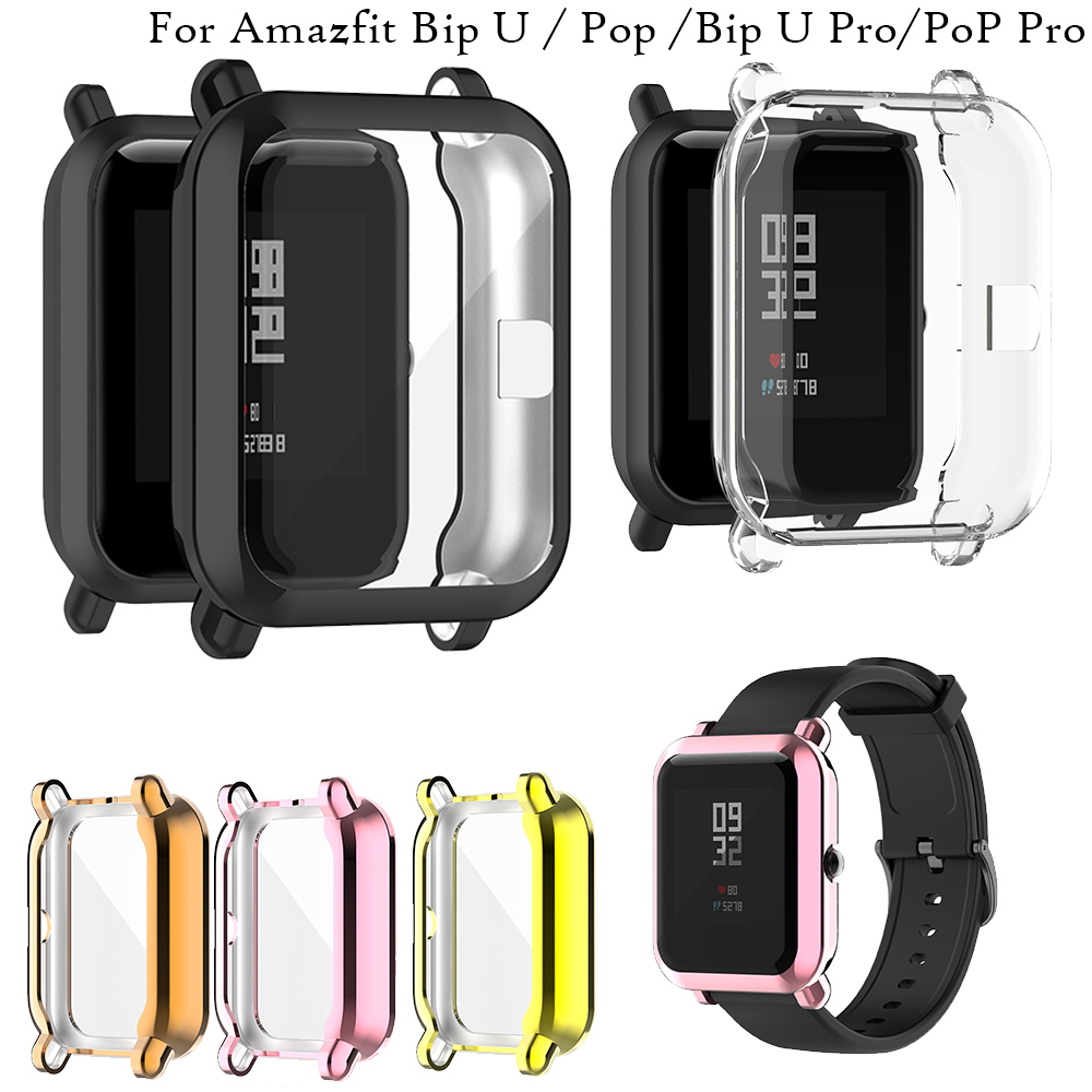 เคสนาฬิกาข้อมือ Tpu สําหรับ Xiaomi Huami Amazfit Bip U / Pop / Pop Pro / Gts 2 Mini / Bip 1s / Bip Lite