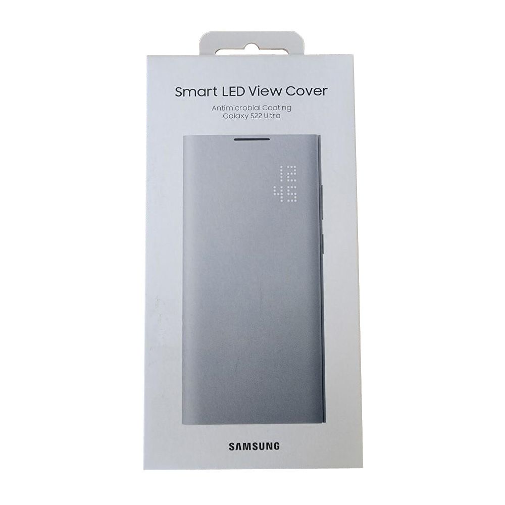 Samsung Official Galaxy S22 Ultra Smart LED View Cover ( Light Gray