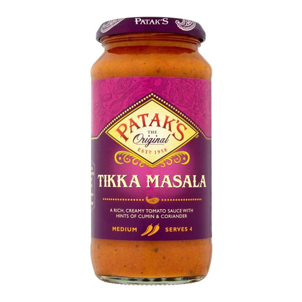 Patak's Tikka Masala ซอสแกงกะหรี่ 450 กรัม/Patak's Tikka Masala Curry Sauce 450g