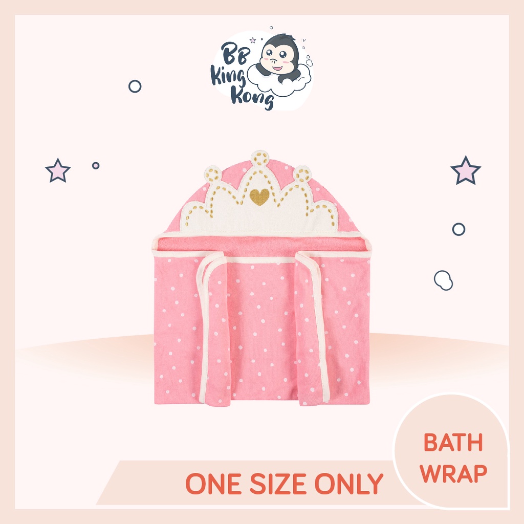 BB King Kong Gerber Gerber Girls Princess Bath Wrap