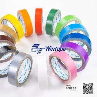 【แพ็ค 6 ม้วน】 Wintape (วินเทป) เทปผ้าสีให้เลือก 14 สี 3 ไซส์ ความยาว 9 หลา กาวหนาพิเศษ Duct tape