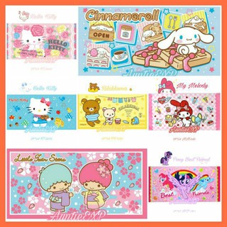 มีโค๊ดลดผ้าเช็ดตัว ลิขสิทธิ์แท้ Sanrio ผ้าขนหนู ลายการ์ตูน ไซส์ L ใหญ่ พันได้รอบตัว แท้ 100% fxaI