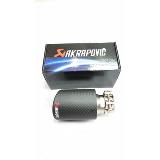 ปลายท่อ akrapovic หัวเต็ม ไอดี62มิล (ราคาต่อ1ชิ้น)