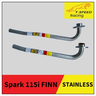 คอท่อSpark 115i/ FINN ตัวเก่า สแตนเลส Size 22/25 m.m.